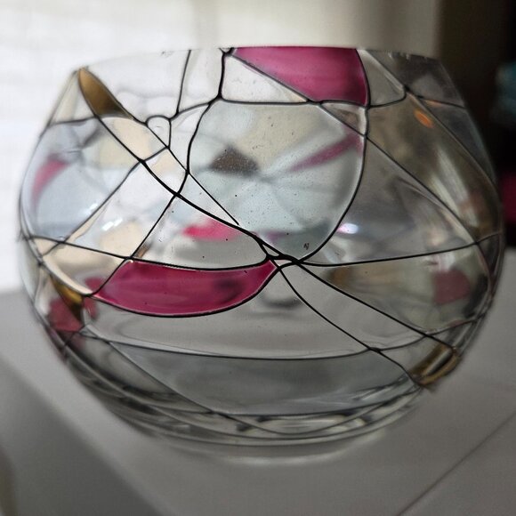 PARTYLITE  MOSAIC BOWL/ CANDLE HOLDER - Picture 1 of 1